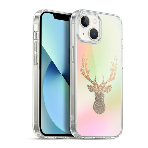 Monika Strigel Dreamland Gold Deer Soft Gel Case for Apple iPhone 13