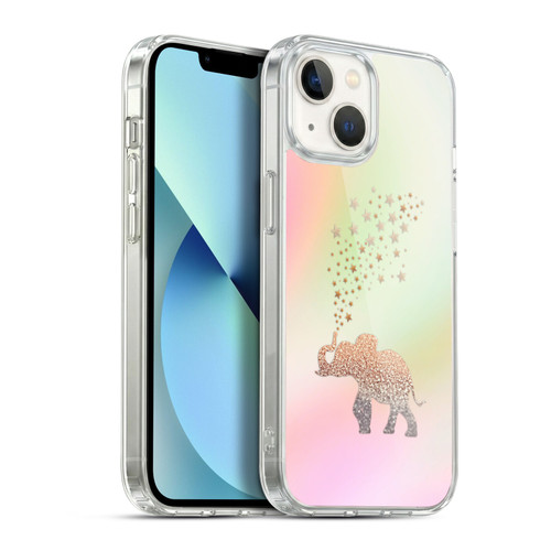 Monika Strigel Dreamland Gold Elephant Soft Gel Case for Apple iPhone 13