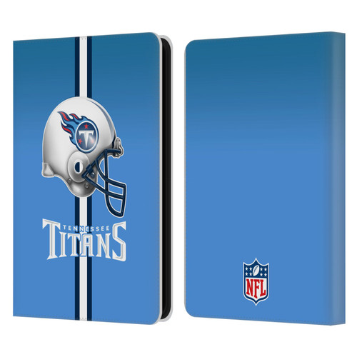 NFL Tennessee Titans Logo Helmet Leather Book Wallet Case Cover For Amazon Kindle 11th Gen (2024)