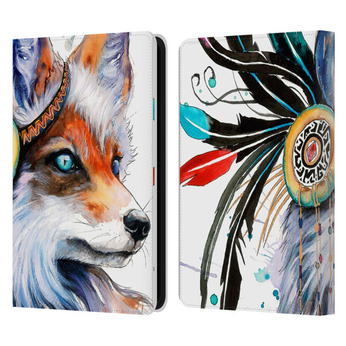Pixie Cold Animals Fox Leather Book Wallet Case Cover For Amazon Kindle 11th Gen 6in 2022