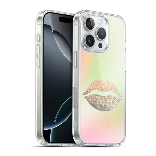 Monika Strigel Dreamland Gold Lips Soft Gel Case for Apple iPhone 16 Pro & MagSafe