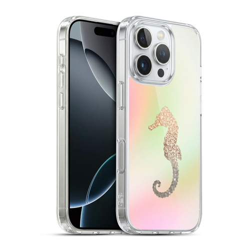 Monika Strigel Dreamland Gold Seahorse Soft Gel Case for Apple iPhone 16 Pro & MagSafe