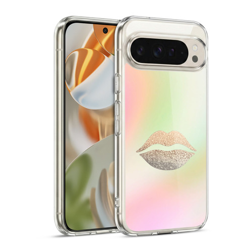 Monika Strigel Dreamland Gold Lips Soft Gel Case for Google Pixel 9 / Pixel 9 Pro