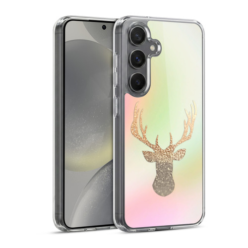 Monika Strigel Dreamland Gold Deer Soft Gel Case for Samsung Galaxy S24 5G & MagSafe