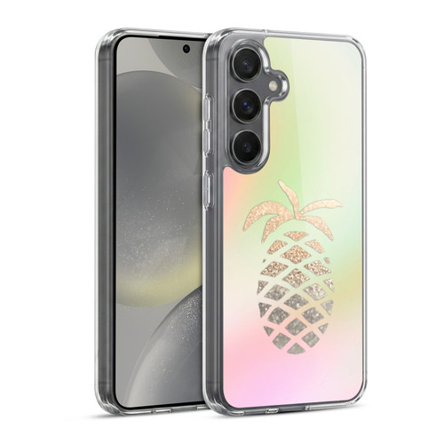 Monika Strigel Dreamland Gold Pineapple Soft Gel Case for Samsung Galaxy S24 5G & MagSafe