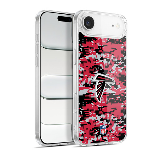 NFL Atlanta Falcons Graphics Digital Camouflage Soft Gel Case for Apple iPhone 17 Air
