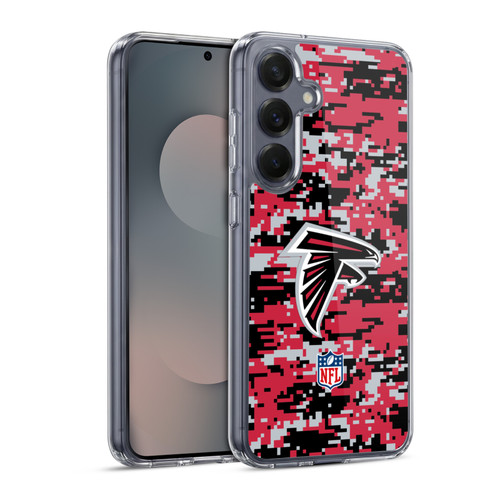 NFL Atlanta Falcons Graphics Digital Camouflage Soft Gel Case for Samsung Galaxy S25 & MagSafe
