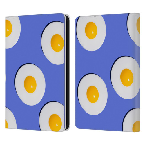 Pepino De Mar Patterns 2 Egg Leather Book Wallet Case Cover For Amazon Kindle 11th Gen (2024)
