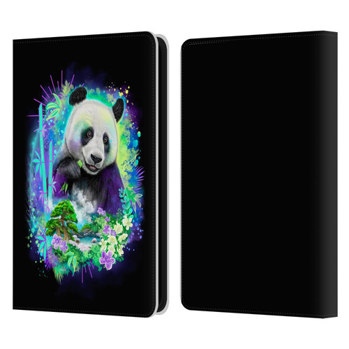 Sheena Pike Animals Rainbow Bamboo Panda Spirit Leather Book Wallet Case Cover For Amazon Kindle 11th Gen 6in 2022