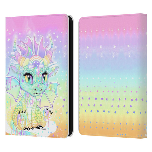 Sheena Pike Dragons Sweet Pastel Lil Dragonz Leather Book Wallet Case Cover For Amazon Kindle 11th Gen 6in 2022