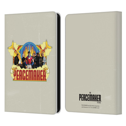 Peacemaker: Television Series Graphics Group Leather Book Wallet Case Cover For Amazon Kindle 11th Gen (2024)