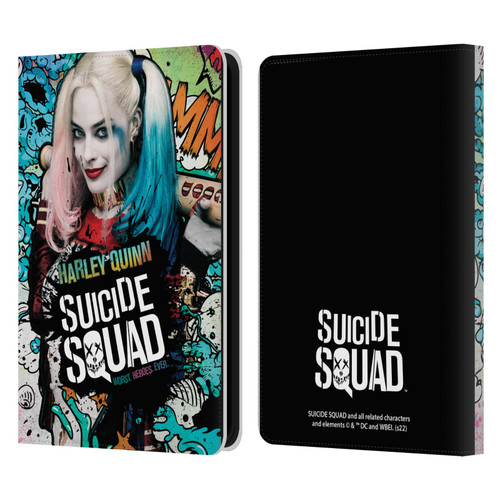 Suicide Squad 2016 Graphics Harley Quinn Poster Leather Book Wallet Case Cover For Amazon Kindle 11th Gen 6in 2022
