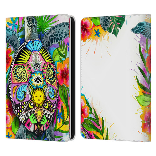 Pixie Cold Animals Turtle Life Leather Book Wallet Case Cover For Amazon Kindle 11th Gen (2024)