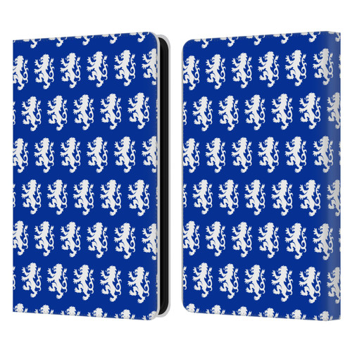 Rangers FC Crest Pattern Leather Book Wallet Case Cover For Amazon Kindle 11th Gen (2024)
