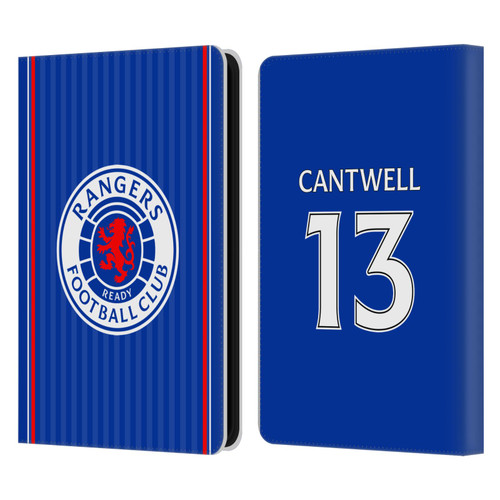 Rangers FC 2023/24 Players Home Kit Todd Cantwell Leather Book Wallet Case Cover For Amazon Kindle 11th Gen (2024)