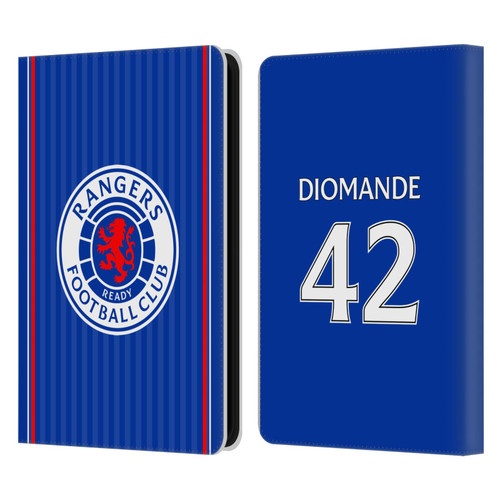 Rangers FC 2023/24 Players Home Kit Mohamed Diomande Leather Book Wallet Case Cover For Amazon Kindle 11th Gen (2024)