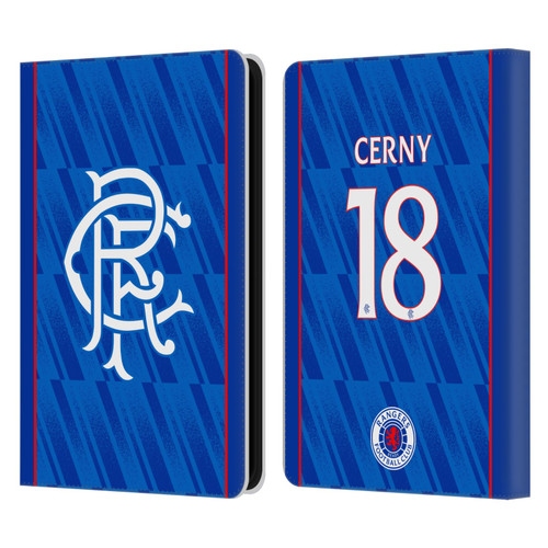Rangers FC 2024/25 Players Home Kit Cerný Leather Book Wallet Case Cover For Amazon Kindle 11th Gen (2024)
