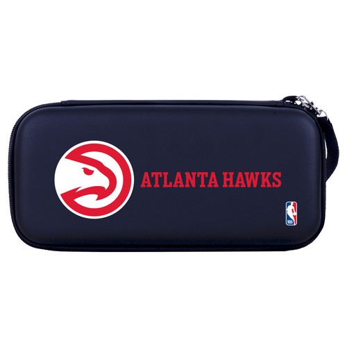 NBA Atlanta Hawks Logo Red Hawk Text Hard Storage Travel Carry Case for Nintendo Switch