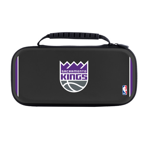 NBA Sacramento Kings Logo Black Design Text Hard Storage Travel Carry Case for Nintendo Switch 2
