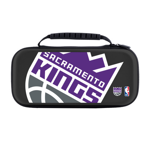 NBA Sacramento Kings Logo Oversized Text Hard Storage Travel Carry Case for Nintendo Switch 2