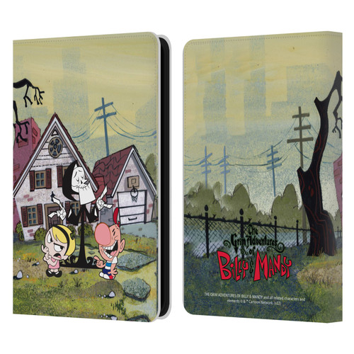 The Grim Adventures of Billy & Mandy Graphics Poster Leather Book Wallet Case Cover For Amazon Kindle 11th Gen 6in 2022