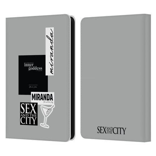 Sex and The City: Television Series Characters Inner Goddess Miranda Leather Book Wallet Case Cover For Amazon Kindle 11th Gen (2024)