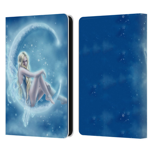 Tiffany "Tito" Toland-Scott Fantasy Art Blue Winter Leather Book Wallet Case Cover For Amazon Kindle 11th Gen 6in 2022