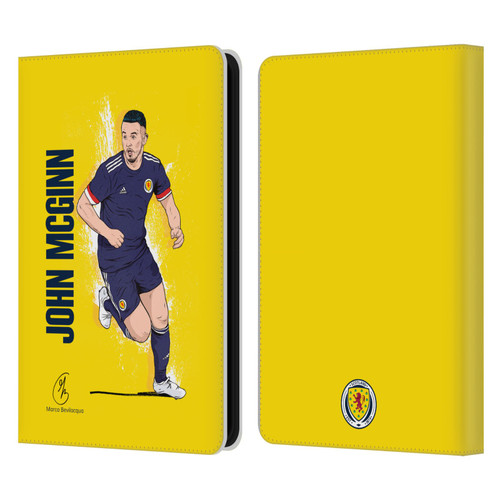 Scotland National Football Team Players John McGinn Leather Book Wallet Case Cover For Amazon Kindle 11th Gen (2024)