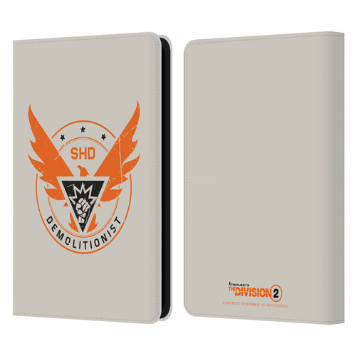 Tom Clancy's The Division 2 Logo Art Demolitionist Leather Book Wallet Case Cover For Amazon Kindle 11th Gen 6in 2022