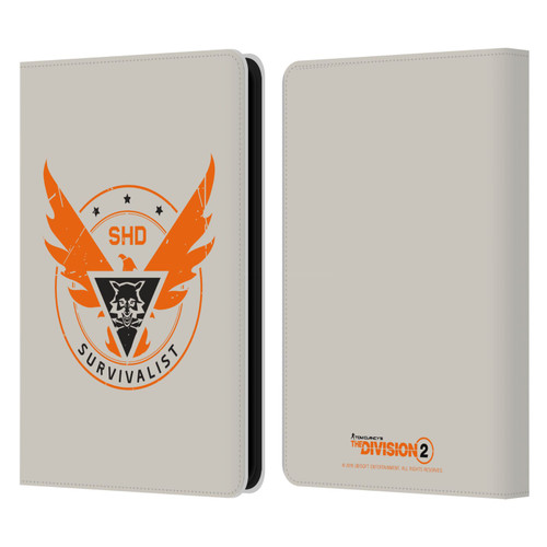 Tom Clancy's The Division 2 Logo Art Survivalist Leather Book Wallet Case Cover For Amazon Kindle 11th Gen 6in 2022