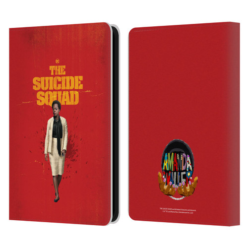 The Suicide Squad 2021 Character Poster Amanda Waller Leather Book Wallet Case Cover For Amazon Kindle 11th Gen 6in 2022