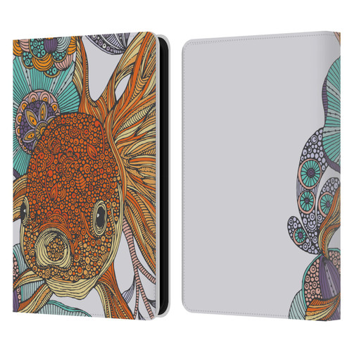 Valentina Animals And Floral Little Fish Leather Book Wallet Case Cover For Amazon Kindle 11th Gen 6in 2022