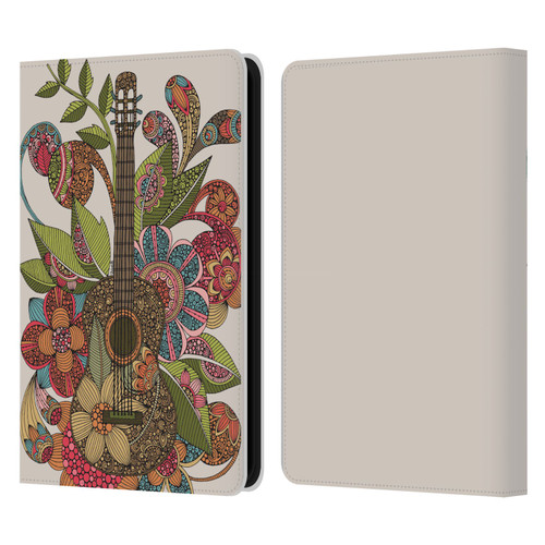 Valentina Bloom Ever Guitar Leather Book Wallet Case Cover For Amazon Kindle 11th Gen 6in 2022