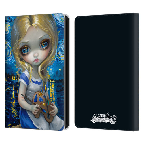Strangeling Art Impressionist Night Leather Book Wallet Case Cover For Amazon Kindle 11th Gen (2024)