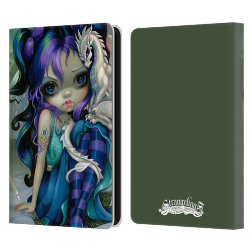 Strangeling Dragon Frost Winter Fairy Leather Book Wallet Case Cover For Amazon Kindle 11th Gen (2024)