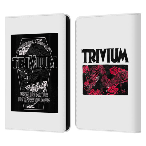Trivium Graphics Double Dragons Leather Book Wallet Case Cover For Amazon Kindle 11th Gen 6in 2022