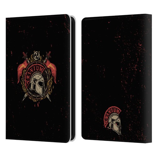 Trivium Graphics Knight Helmet Leather Book Wallet Case Cover For Amazon Kindle 11th Gen 6in 2022