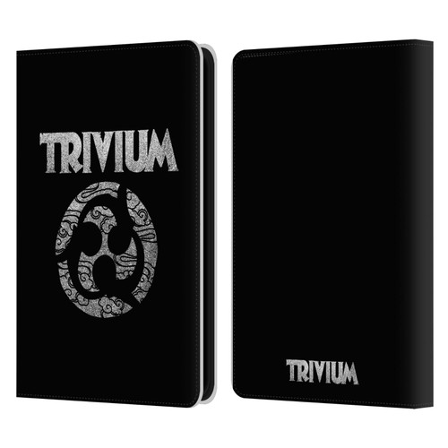 Trivium Graphics Swirl Logo Leather Book Wallet Case Cover For Amazon Kindle 11th Gen 6in 2022