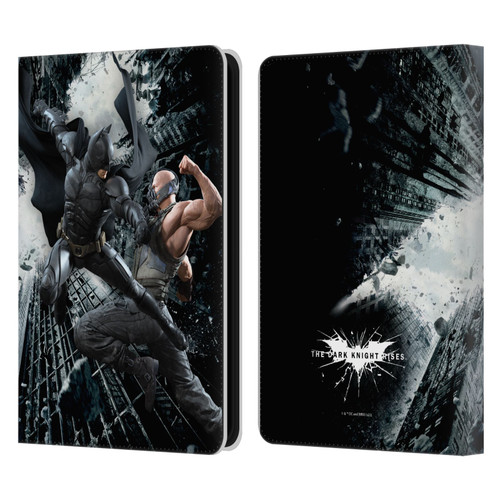 The Dark Knight Rises Character Art Batman Vs Bane Leather Book Wallet Case Cover For Amazon Kindle 11th Gen (2024)