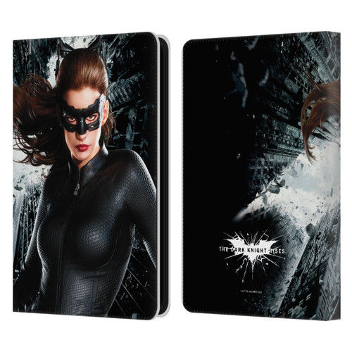 The Dark Knight Rises Character Art Catwoman Leather Book Wallet Case Cover For Amazon Kindle 11th Gen (2024)