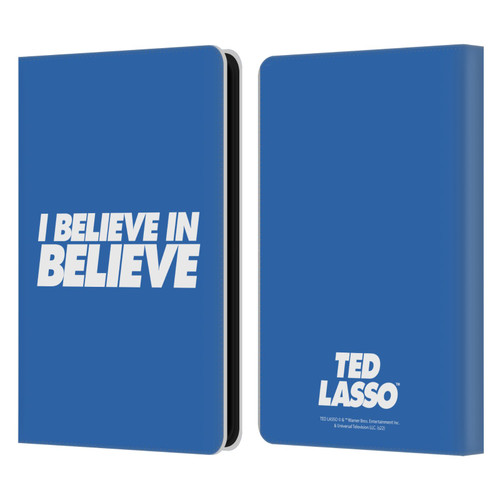 Ted Lasso Season 1 Graphics I Believe In Believe Leather Book Wallet Case Cover For Amazon Kindle 11th Gen (2024)