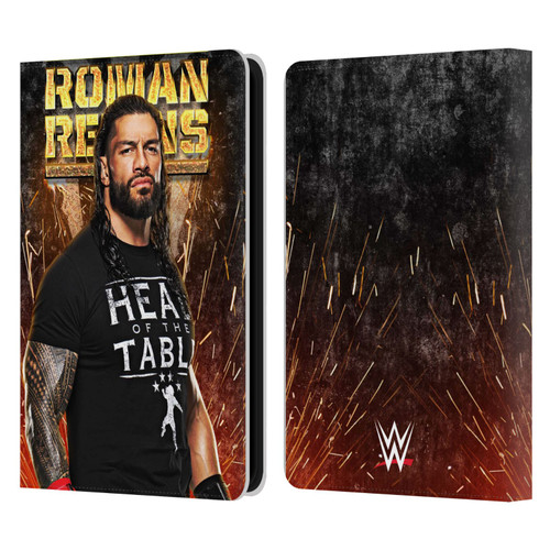 WWE Roman Reigns Grunge Leather Book Wallet Case Cover For Amazon Kindle 11th Gen 6in 2022