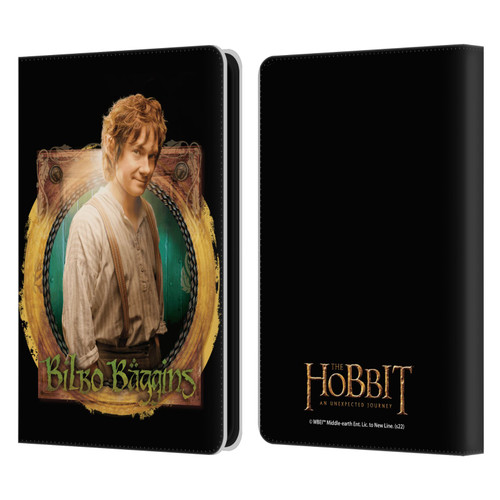 The Hobbit An Unexpected Journey Key Art Bilbo Leather Book Wallet Case Cover For Amazon Kindle 11th Gen (2024)