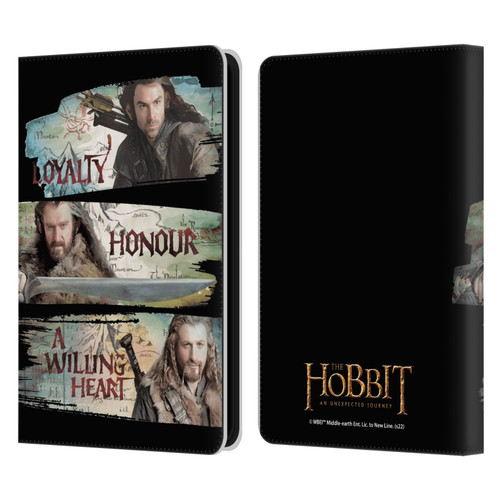 The Hobbit An Unexpected Journey Key Art Loyalty And Honour Leather Book Wallet Case Cover For Amazon Kindle 11th Gen (2024)