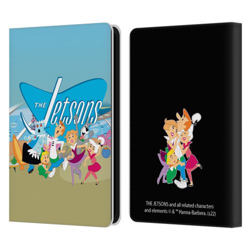 The Jetsons Graphics Group Leather Book Wallet Case Cover For Amazon Kindle 11th Gen (2024)