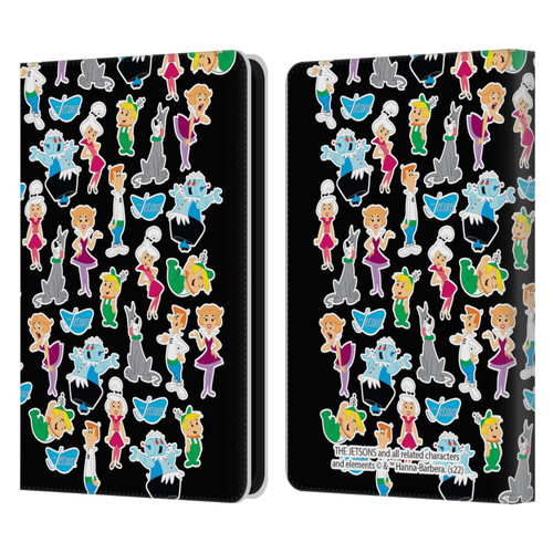The Jetsons Graphics Pattern Leather Book Wallet Case Cover For Amazon Kindle 11th Gen (2024)