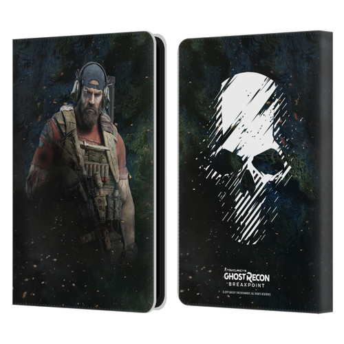 Tom Clancy's Ghost Recon Breakpoint Character Art Nomad Leather Book Wallet Case Cover For Amazon Kindle 11th Gen (2024)
