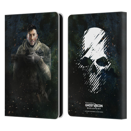 Tom Clancy's Ghost Recon Breakpoint Character Art Vasily Leather Book Wallet Case Cover For Amazon Kindle 11th Gen (2024)