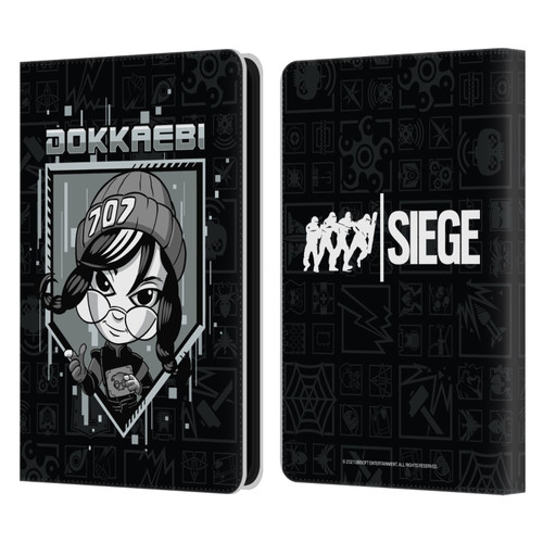 Tom Clancy's Rainbow Six Siege Chibi Operators Dokkaebi Leather Book Wallet Case Cover For Amazon Kindle 11th Gen (2024)