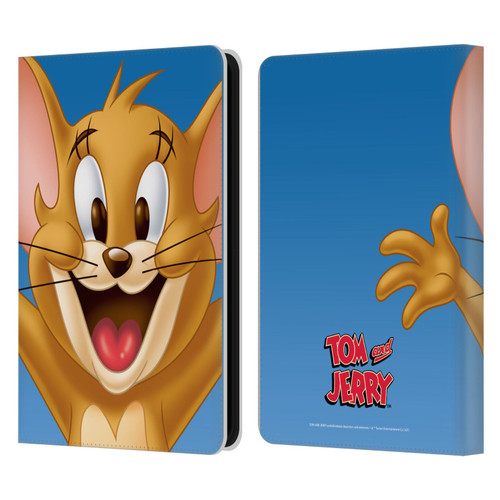Tom and Jerry Full Face Jerry Leather Book Wallet Case Cover For Amazon Kindle 11th Gen (2024)